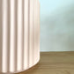 Scallop Cylinder | 10” Blush